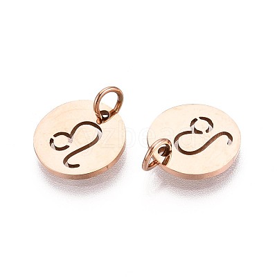 304 Stainless Steel Charms STAS-Q201-T445-5R-1