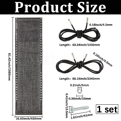 Polyester Fiber Beach Folding Chair Replacement Cloth AJEW-WH20006-375A-03-1