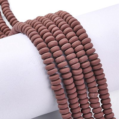Handmade Polymer Clay Beads Strands CLAY-N008-008-125-1