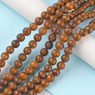 Natural Miriam Stone Beads Strands G-G0003-C05-B-1