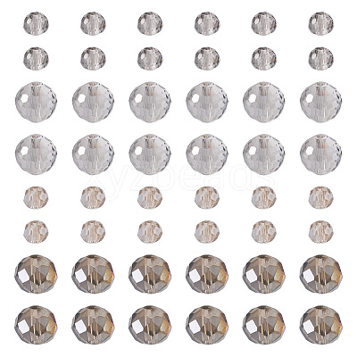 120Pcs 4 Styles Electroplate Glass Beads EGLA-TADJ0001-13B-1