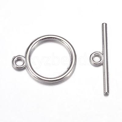 Tibetan Style Toggle Clasps X-TIBE-A12208-P-NR-1