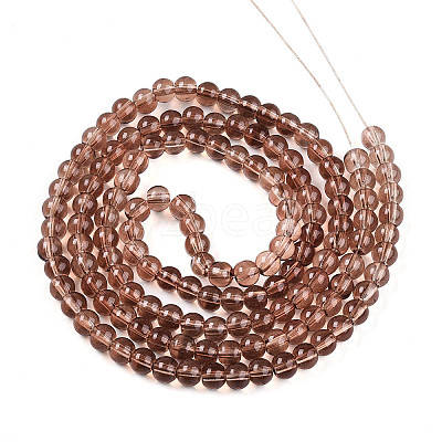 Baking Paint Transparent Glass Beads X1-DGLA-N006-6mm-11-1