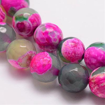 Natural Fire Crackle Agate Bead Strands G-K166-06F-8mm-12-1