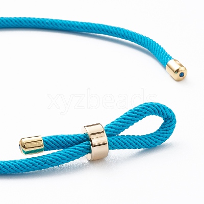 Braided Nylon Cord Bracelet Making MAK-A017-D01-07G-1
