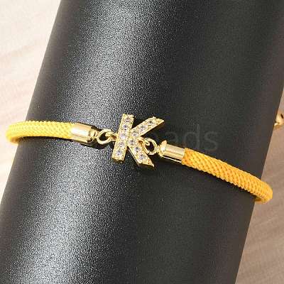 Adjustable Nylon Cord Bracelets BJEW-C096-01G-11-1