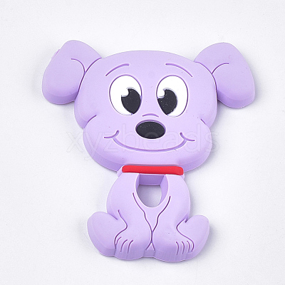 Food Grade Eco-Friendly Silicone Puppy Beads SIL-T052-07G-1