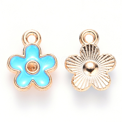 Alloy Pendant Rhinestone Settings LS-ENAM-S121-098-1