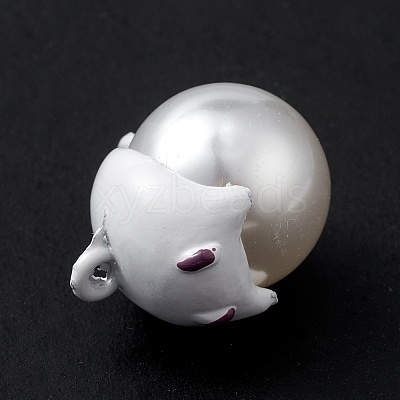 Halloween Spray Painted Alloy Pendants PALLOY-R139-02A-01-1