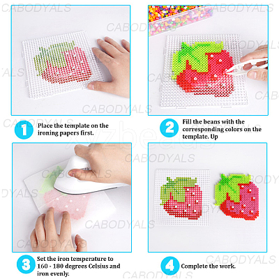 50Pcs Ironing Paper used for DIY Fuse Beads DIY-CY0002-81B-1
