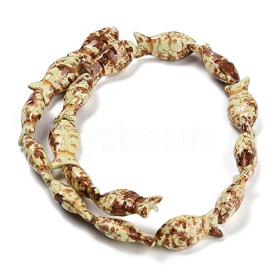 Synthetic Turquoise Beads Strands TURQ-F019-01E-1