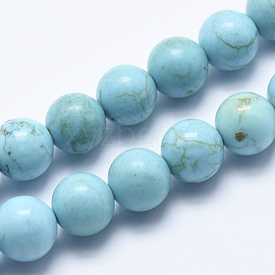 Natural Howlite Beads Strands X-G-K244-02-4mm-01-1