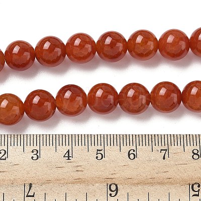 Natural Crackle Agate Beads Strands G-I394-B15-10mm-1