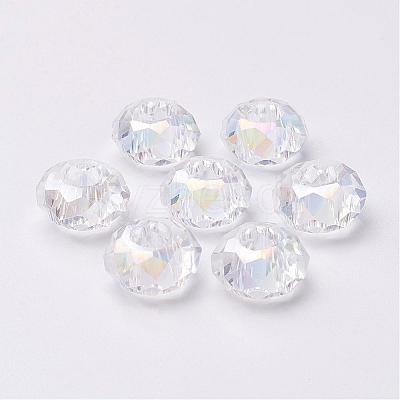 Glass European Beads GDA010-01-1