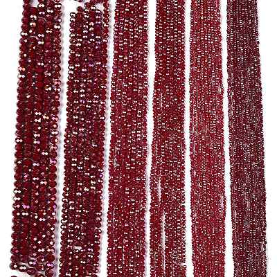 Electroplate Glass Beads Strands LS-EGLA-A044-P2mm-B02-1