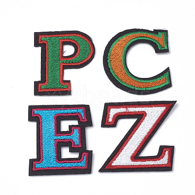 Computerized Embroidery Cloth Iron On/Sew On Patches AJEW-S068-57-1