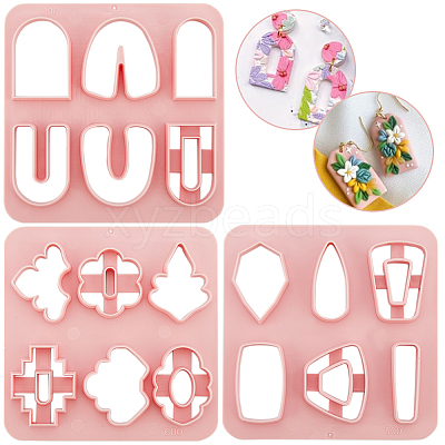 3Pcs 3 Styles ABS Plastic Plasticine Tools DIY-SC0025-44-1