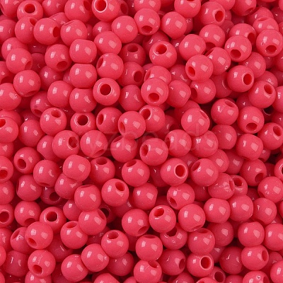 Opaque Acrylic Beads SACR-A007-01A-14-1