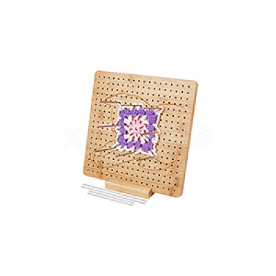 Square Wood Crochet Blocking Board DIY-BC0013-59D-1