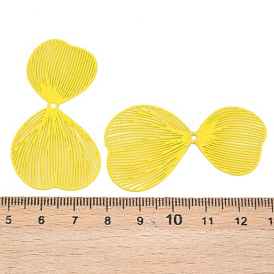Spray Painted Iron Pendants IFIN-Z004-01D-1