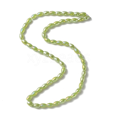 Glass Beads Strand GLAA-WH0033-54G-1