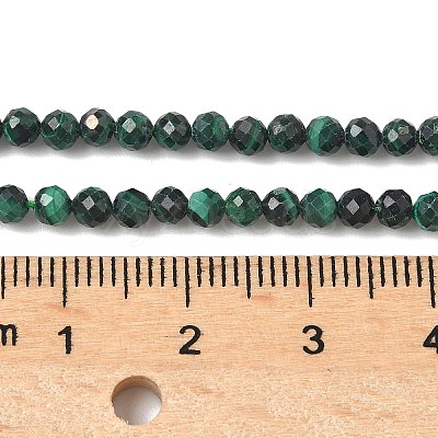 Natural Malachite Beads Strands G-D306-A02-3mm-A-1