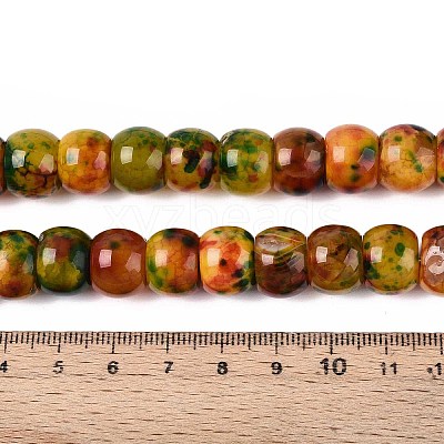 Dyed Natural Agate Beads Strands G-T142-03-1