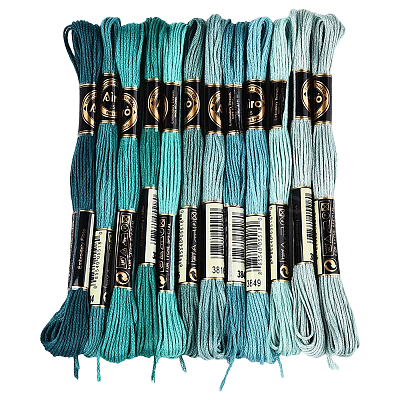 Polyester Embroidery Threads OCOR-WH20074-13B-01B-1