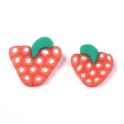 Autumn Theme Handmade Polymer Clay Cabochons CLAY-N006-57B-1