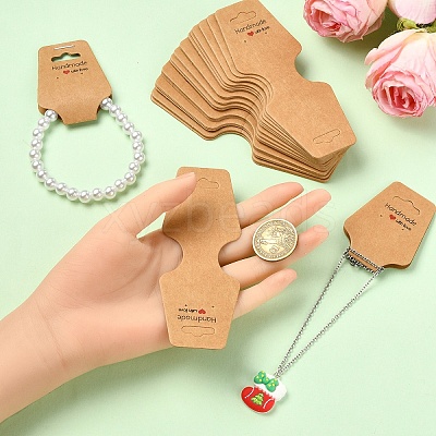 150Pcs Cardboard Fold Over Paper Display Hanging Cards CDIS-YW0001-22-1