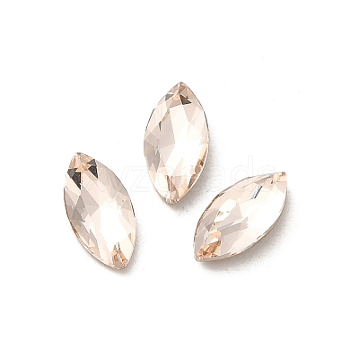 Glass Rhinestone Cabochons RGLA-P037-09A-D261-1