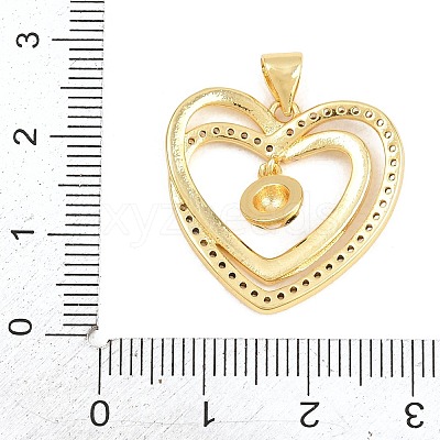Football Brass Micro Pave Cubic Zirconia Pendants KK-A297-09B-G-1