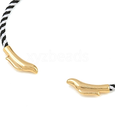 Braided Steel Wire Bangles Making KK-CBA6056-02B-G-1