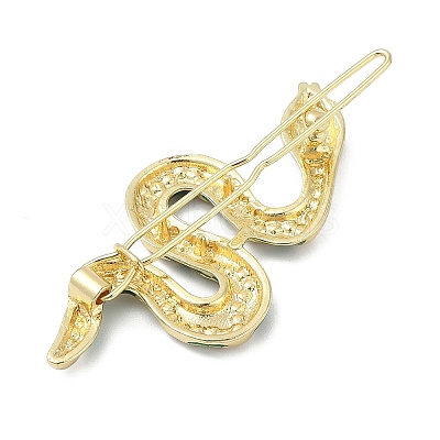 Alloy Enamel Hair Bobby Pins PHAR-I009-01A-G-1