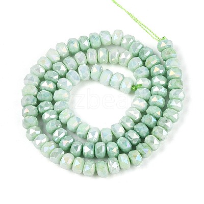 Anti-Tarnish Electroplate Glass Beads Strands GLAA-T025-6mm-11C-1