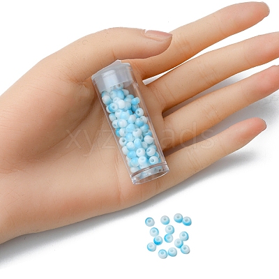 6/0 Opaque Glass Seed Beads SEED-YW0002-13H-1