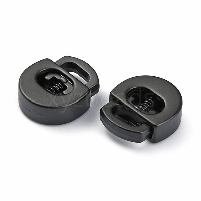 Alloy Spring Cord Locks FIND-WH0110-063MB-1