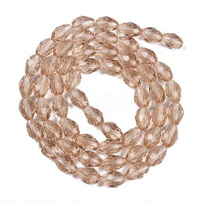 Transparent Glass Beads Strands LS-EGLA-N013-T4mm-D23-1