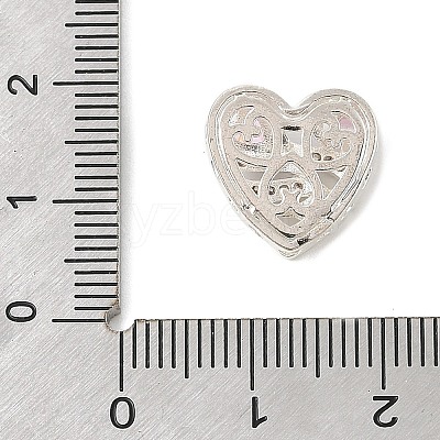 Brass Micro Pave Cubic Zirconia Beads KK-K297-32S-1