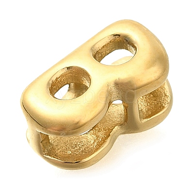 Ion Plating(IP) 304 Stainless Steel Slide Charms STAS-B075-37G-B-1