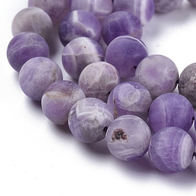 Natural Amethyst Beads Strands G-I288-A01-8mm-1