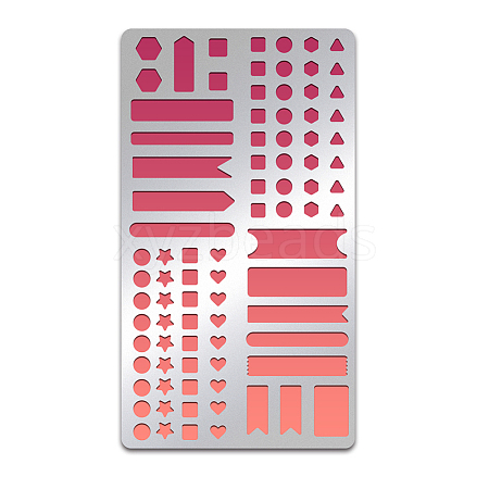 Stainless Steel Cutting Dies Stencils DIY-WH0242-261-1