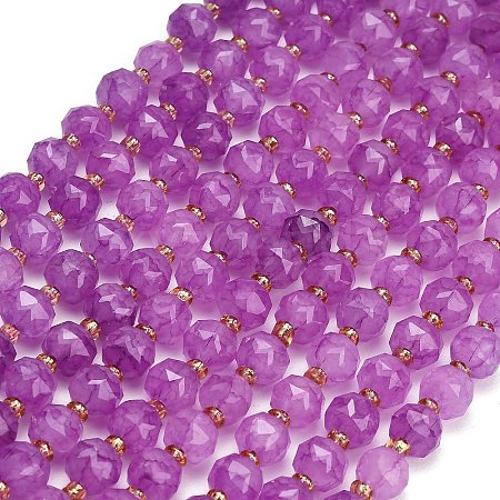 Dyed Imitation Jade Glass Beads Strands GL-Z001-02B-03-1