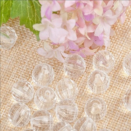 Transparent Acrylic Beads TACR-NH0001-G-20-1