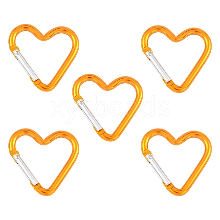 5Pcs Zinc Alloy Spring Gate Rings FIND-YW0010-59F-1
