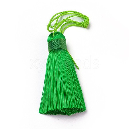 Polyester Tassel Big Pendants HJEW-K030-A-34-1