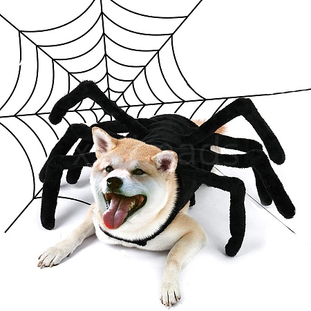 Halloween Cotton Pet Costume Spider Cloth PW-WGD3DCC-01-1