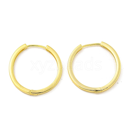 Brass Hoop Earrings EJEW-L211-08D-G-1