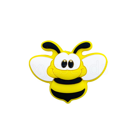 Bees Silicone Beads PW-WG9F082-03-1