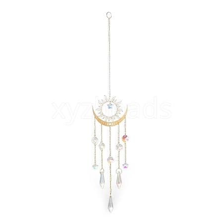 Brass Big Pendant Decorations LS-HJEW-M005-04C-G-1